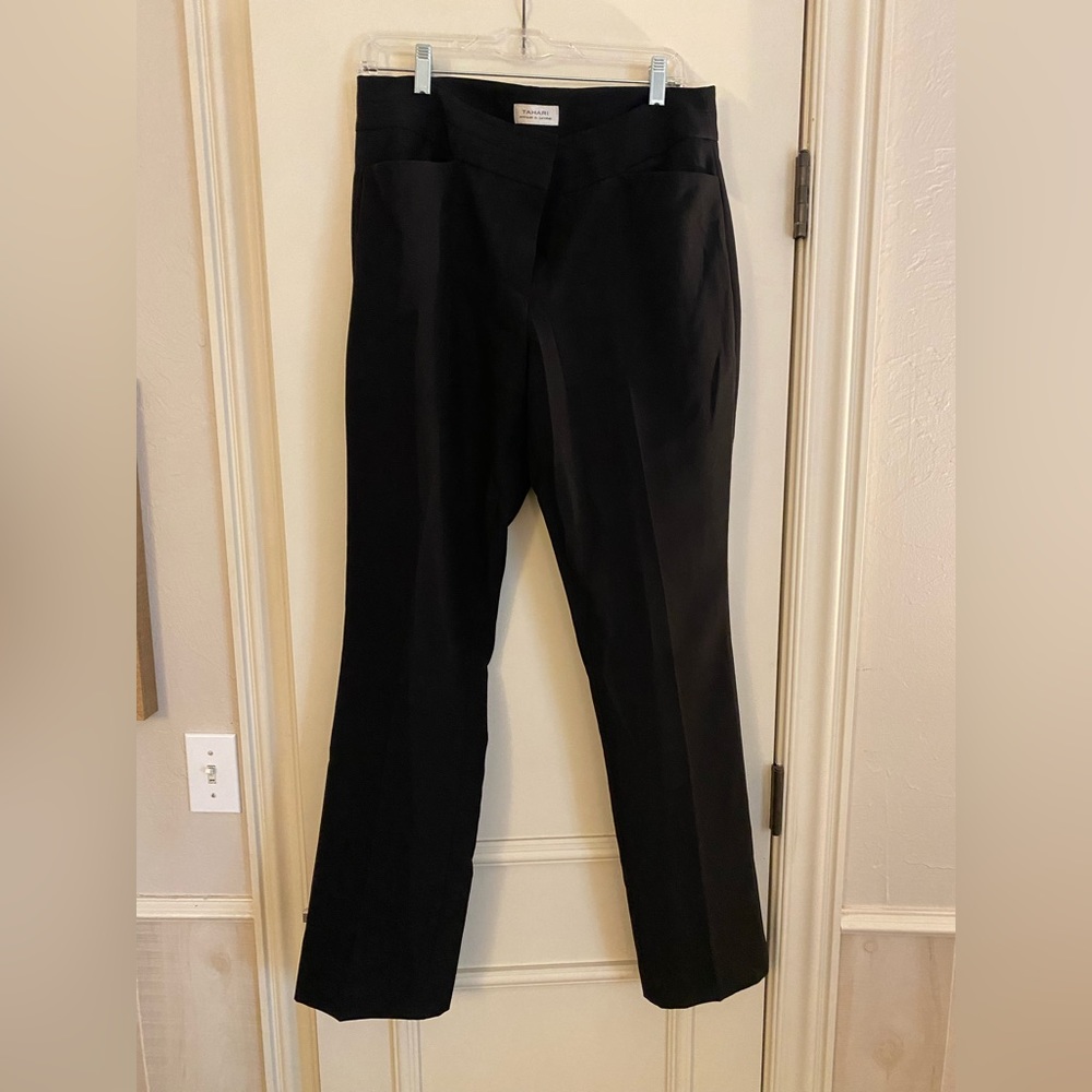 Tahari black suit pants size 10
